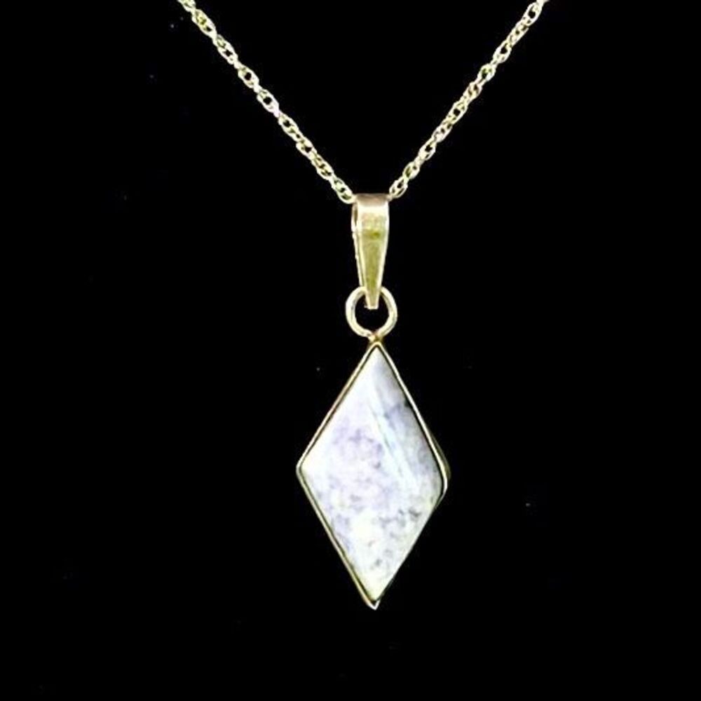AMY Sterling 925 Silver & Gray Jasper Necklace